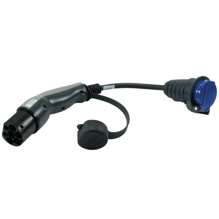 Typ 2 auf T23 Adapter mit Entriegelung