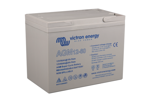 Victron – AGM-Super-Cycle Batterie, 12 V, 60 Ah - AGM12V60Ah - 1 - Stück Victron
