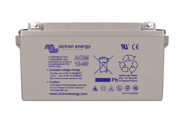 Victron – AGM-Deep-Cycle Batterie, 12 V, 90 Ah - AGM12V90Ah - 1 - Stück Victron