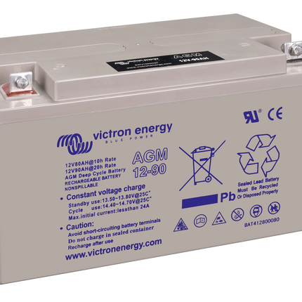 Victron – AGM-Deep-Cycle Batterie, 12 V, 90 Ah - 1 - Stück Victron