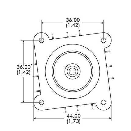 4-Wege Joystick mit Drucktaster 12/24 V