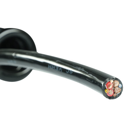 Ladestrom-Spiralkabel 7-pol. 3.0/4.5m AK647001007 - Hischier Auto AG