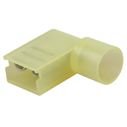 20 Isolierte Fahnenkabelschuhe gelb 6.0mm2