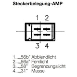 Hella - Scheinwerfer Modul 120 H7/H3 1SA996120801
