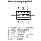 Hella - Scheinwerfer Modul 120 H7/H3 R 1SA996120041