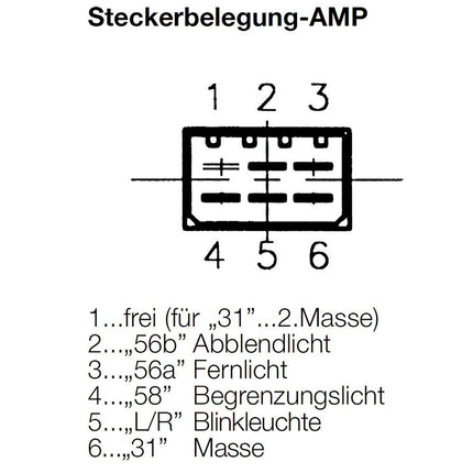 Hella - Scheinwerfer Modul 120 H7 / H3 L
