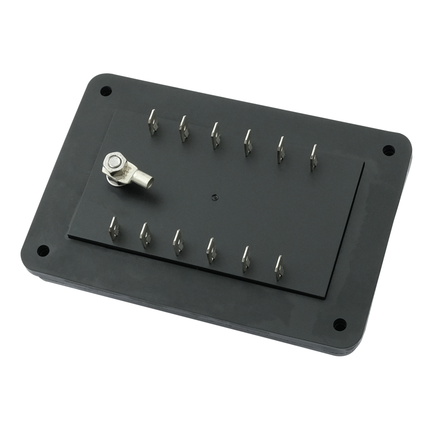 Stecksicherungsdose einbau, 12-pol mit LED-Ausfallanzeige