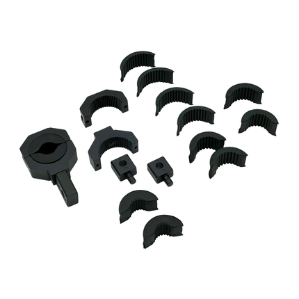 2 Stück Scheinwerferhalterung schwarz, ø 25 / 38 / 44 mm - 1 - Satz Diverse
