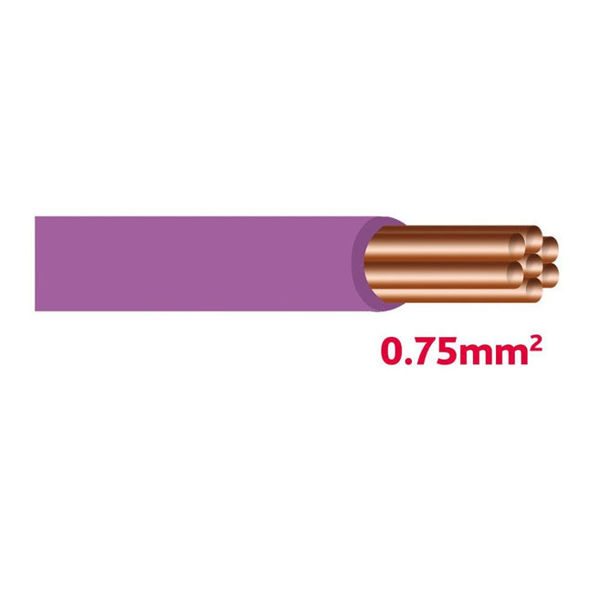 Autolichtkabel 0.75 mm2 violett