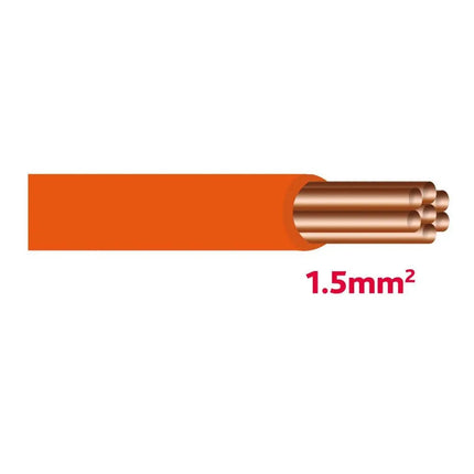 Autolichtkabel 1.5 mm2, 10m orange - SB251/10or - 1 - Stück Diverse