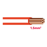 Autolichtkab. 1.5 mm orange-weiss AYL1.5or/ws