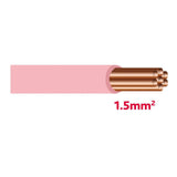 Autolichtkabel 1.5 mm rosa AYL1.5rosa
