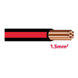 Autolichtkabel 1.5 mm schwarz-rot AYL1.5sz/rt
