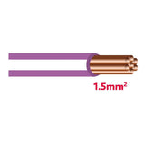 Autolichtkab.1.5 mm violett-weiss AYL1.5vi/ws