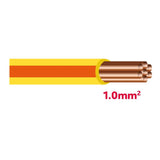 Autolichtkab. 1.0 mm gelb / orange AYL1.0ge/or