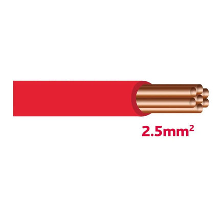 Autolichtkabel 1.5 mm2, 5m rot - 1 - Stück Diverse