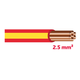Autolichtkab. 2.5 mm rot-gelb AYL2.5rt/ge