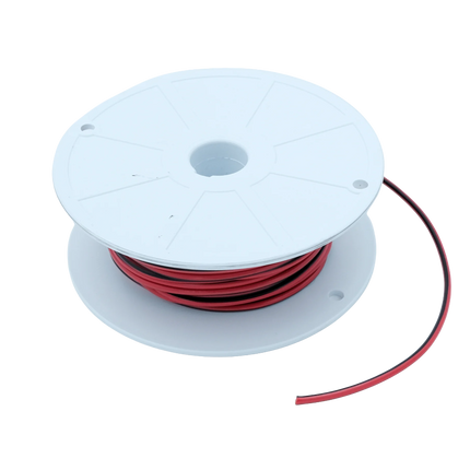 Autolichtkabel 2.5 mm2, Rot/Schwarz - AYL2.5rt/sz - Meter -