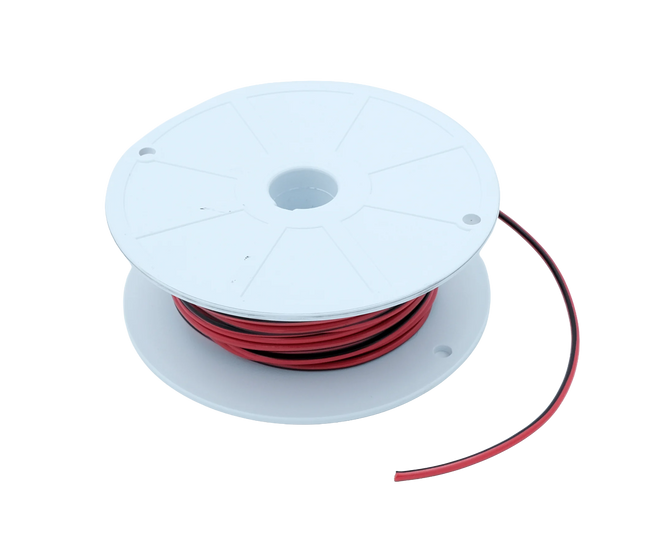 Autolichtkabel 2.5 mm2, Rot/Schwarz - AYL2.5rt/sz - Meter -