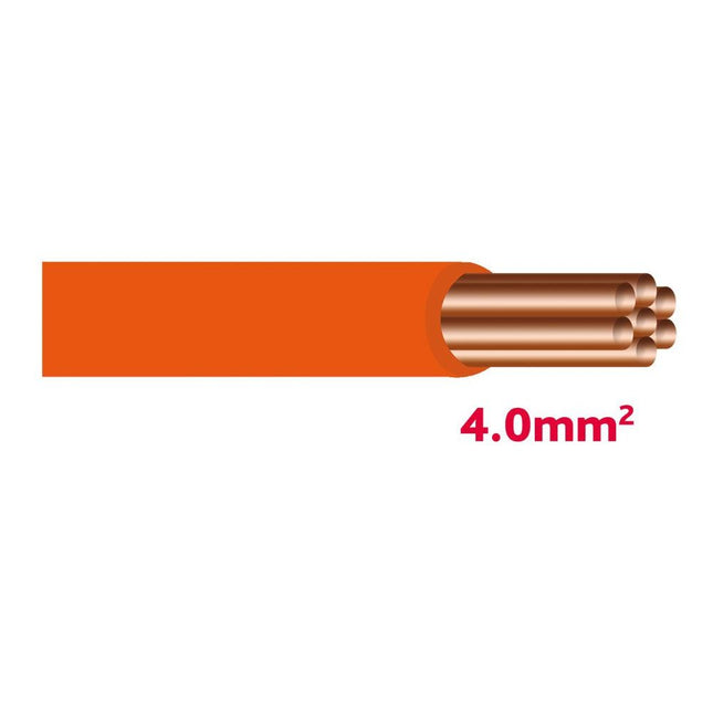 Autolichtkabel 4.0 mm orange