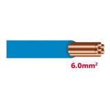 Autolichtkabel 6.0 mm blau AYL6.0bl