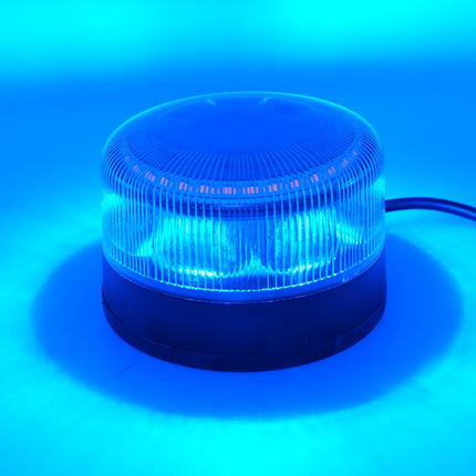 Mini-Kojak Blitzleuchte blau/gelb, Magnet, Spiralkabel - 1 - Stück