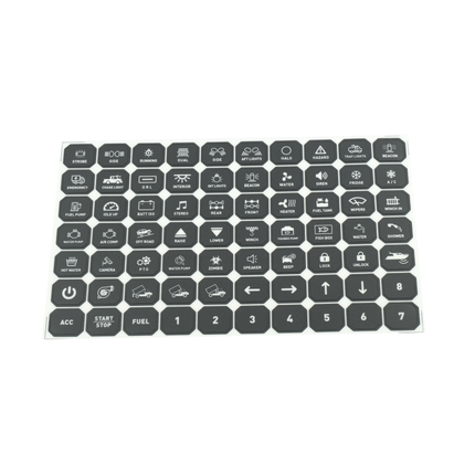 Bedieneinheit mit Relaissteuerung 6 Tasten, 12/24 V