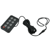 Bedieneinheit mit Relaissteuerung 8 Tasten, 12/24 V BE/8/RGB