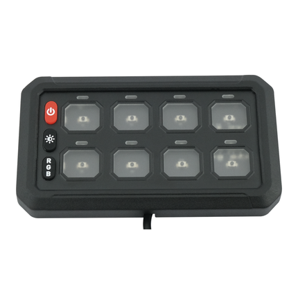 Bedieneinheit mit Relaissteuerung 8 Tasten, 12/24 V