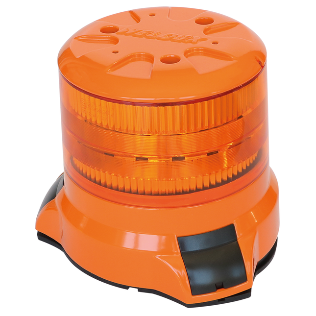Weldex LED-Blitz-/Rundumleuchte 12/24 V gelb - BL90R35W - 1 - Stück Diverse