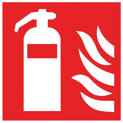 Brandschutzsschild Feuerlöscher 150x150mm - 1 - Stück Diverse