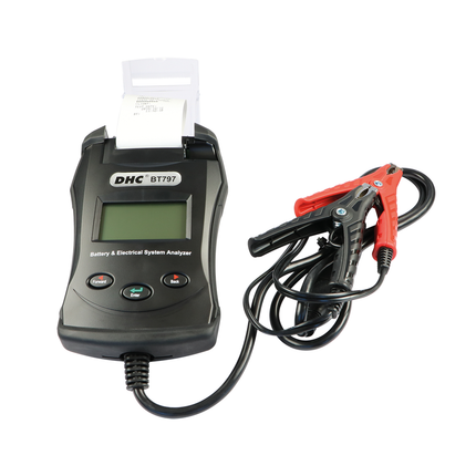Professioneller Batterie- und Alternatortester mit Drucker