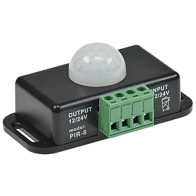 Bewegungssensor mit PIR-Sensor 12/24 V, 6 A - BWM6A - 1 - Stück Diverse