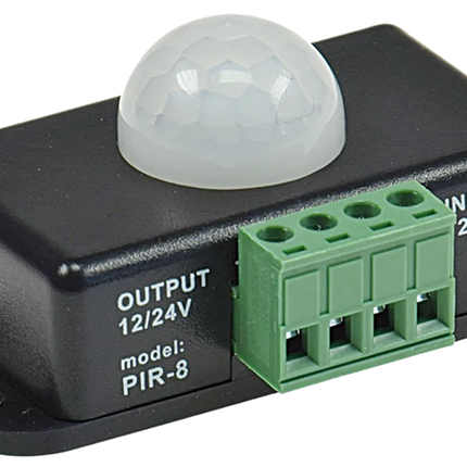 Bewegungssensor mit PIR-Sensor 12/24 V, 6 A Hischier Auto AG