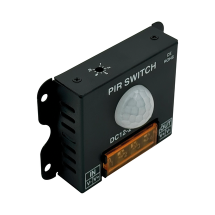 Bewegungssensor mit PIR-Sensor 12/24 V, 20 A - BWM20A - 1 - Stück Diverse