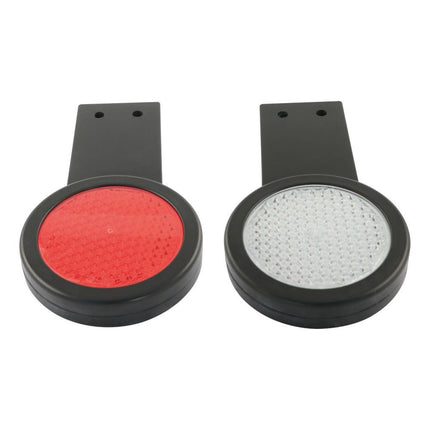 Rückstrahler mit Pendel, rot/weiss