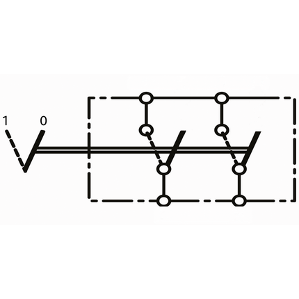 Wippschalter 2x Ein - Aus, grün