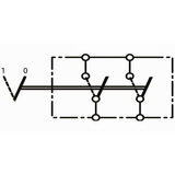 Wippschalter 2x Ein - Aus, grün C6053gn