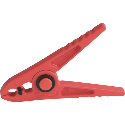 Isolierklammer rot gross