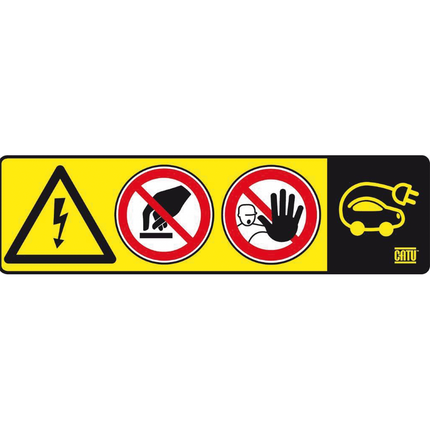 Hinweisschild Kunststoff