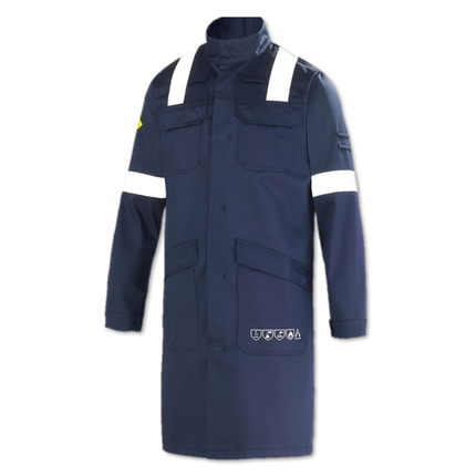 Mantel (leicht) mit Lichtbogenschutz Klasse 1, ATPV 11 cal/cm² CAB2002/2XL - Hischier Auto AG