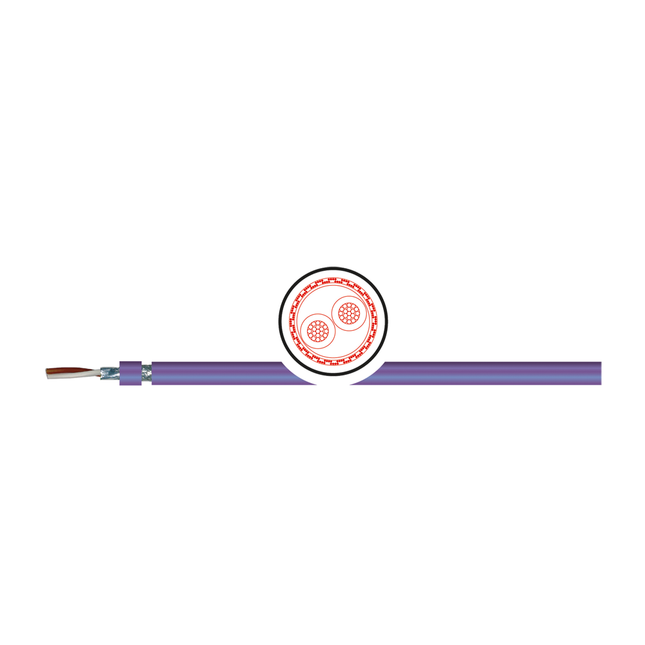 Can-Bus-Kabel 1x2x0.75mm violett CB1x2x0.75 - Hischier Auto AG