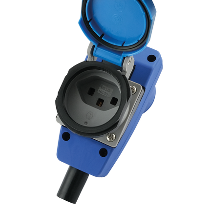 CEE Kupplung 16/3 230 VAC mit T23 Abgang