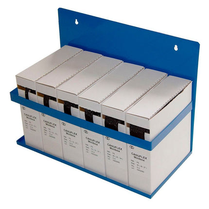 Metallständer mit 6 CFLEX-Boxen