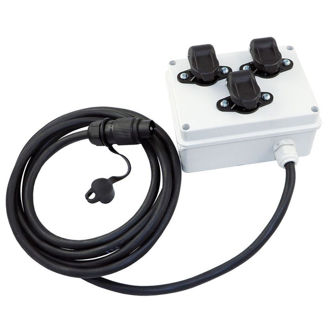 COBO Verteilerdose 3 x 3pol. Dosen