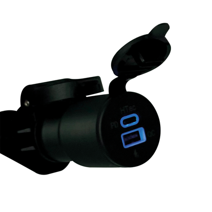 USB-Ladeadapter mit COBO Stecker - 1x USB-A und 1x USB-C COBO/USB/ADP - Hischier Auto AG