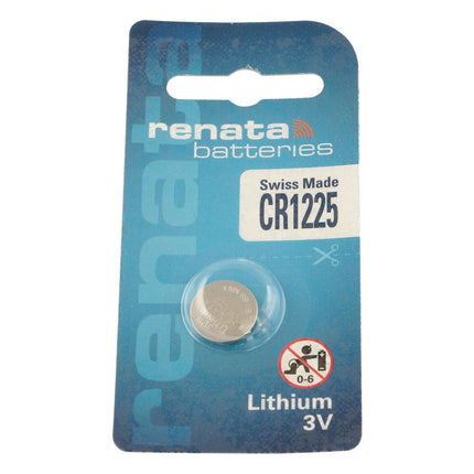 Renata Electronics Knopfzellen-Batterie, Blister mit 1 Stk. CR1225 - Hischier Auto AG
