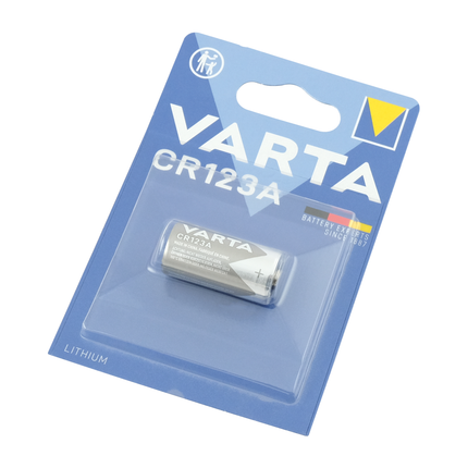 Cylindrical-Batterie Lithium CR123 A, Blister mit 1 Stk. CR123A - Hischier Auto AG