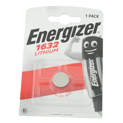 Energizer Knopfzellen-Batterie, Blister mit 1 Stk. CR1632E - Hischier Auto AG