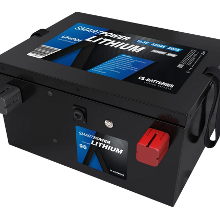 SMART POWER+ LiFePO4 Lithium-Batterie 12 V 520 Ah, 6'656 Wh mit Bluetooth und Zellheizung Forster